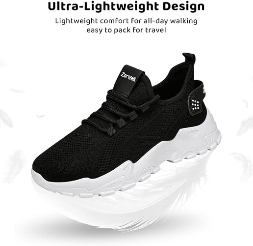 Women's Walking Shoes - Lightweight Breathable Mesh Sneakers